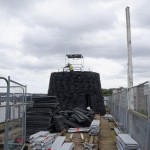 27. Scaffold tower under construction