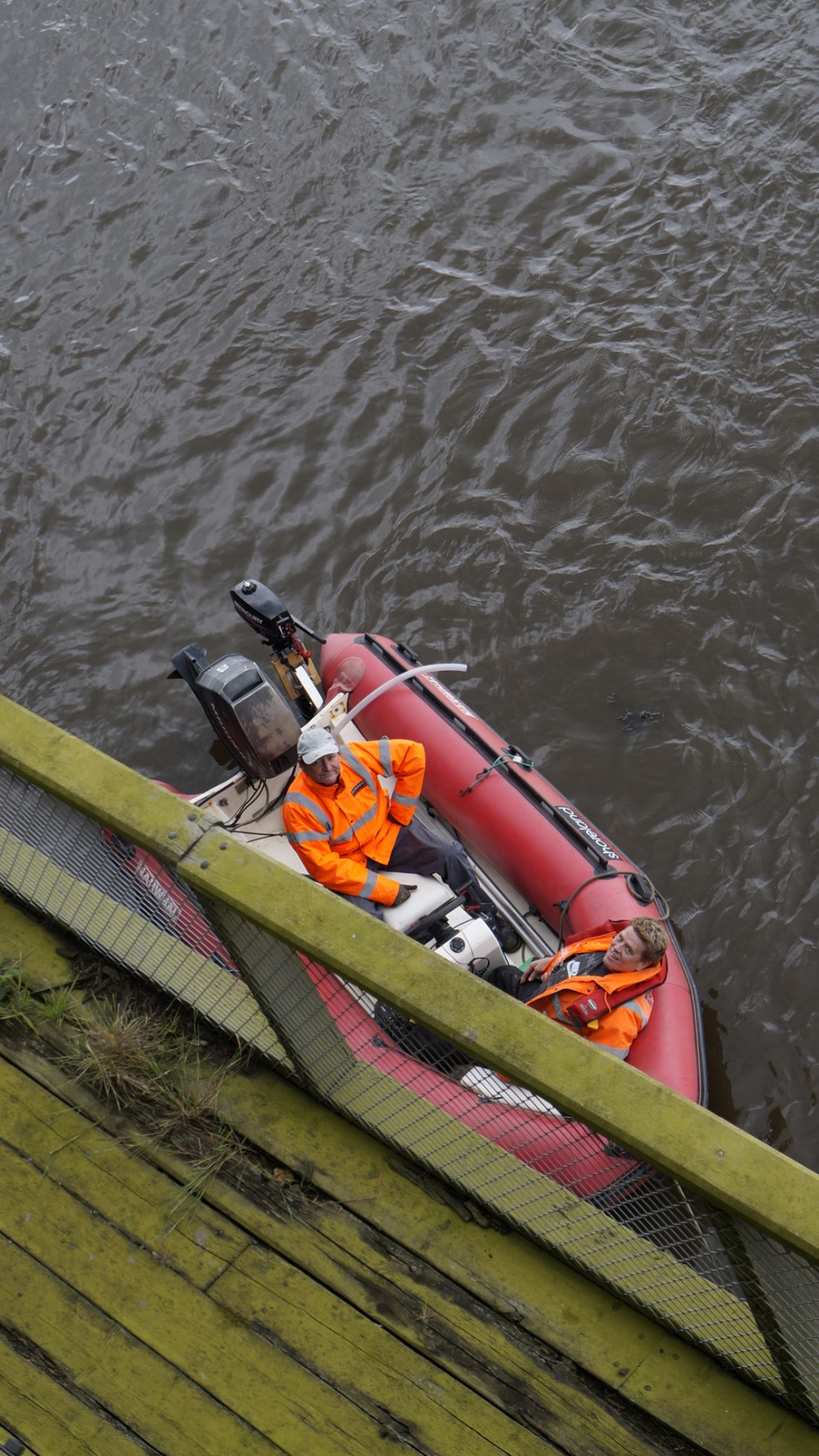 33. Safety boat on site