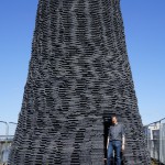 45. Wolfgang with the completed, 9m high Cone